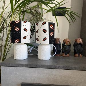 Coppia di lampade da comodino