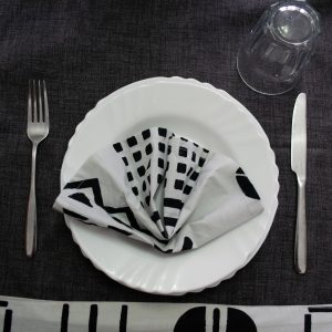 Tovaglia con tovaglioli abbinati