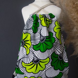 Sacca wax fleur de mariage verde