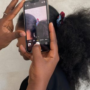 Scrunchies elasticizzato in cotone