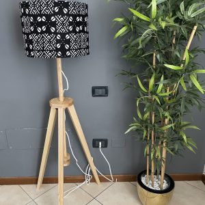 Lampada bogolan nero